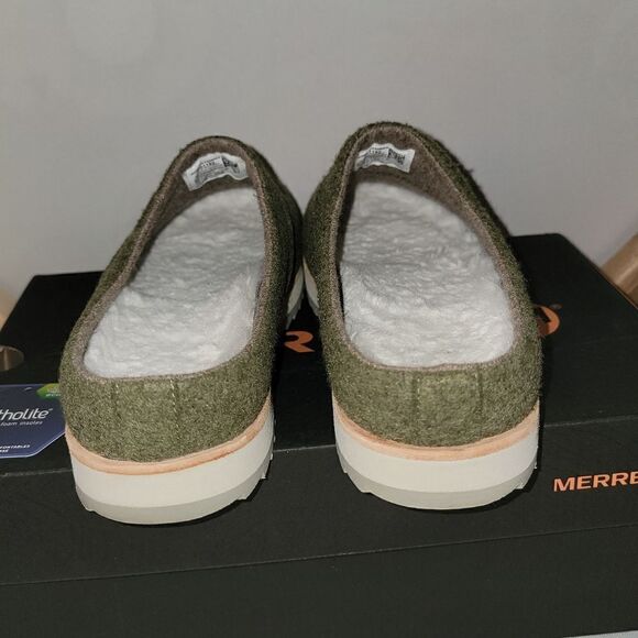 Merrell Womens Juno Wool Clog - Olive - Like New - Womens Size 7 - Picture 4 of 11